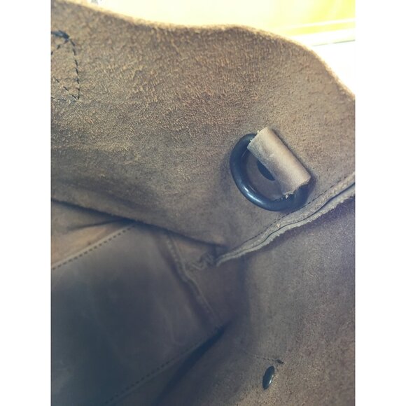 Oak River Tote Shoulder Bag Leather Brown with Detachable Strap - NWT - Picture 12 of 16